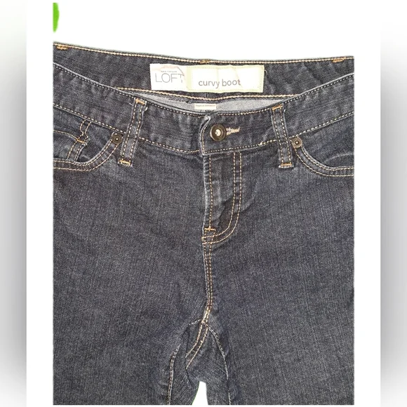 LOFT curvy boot jeans - Picture 4 of 6